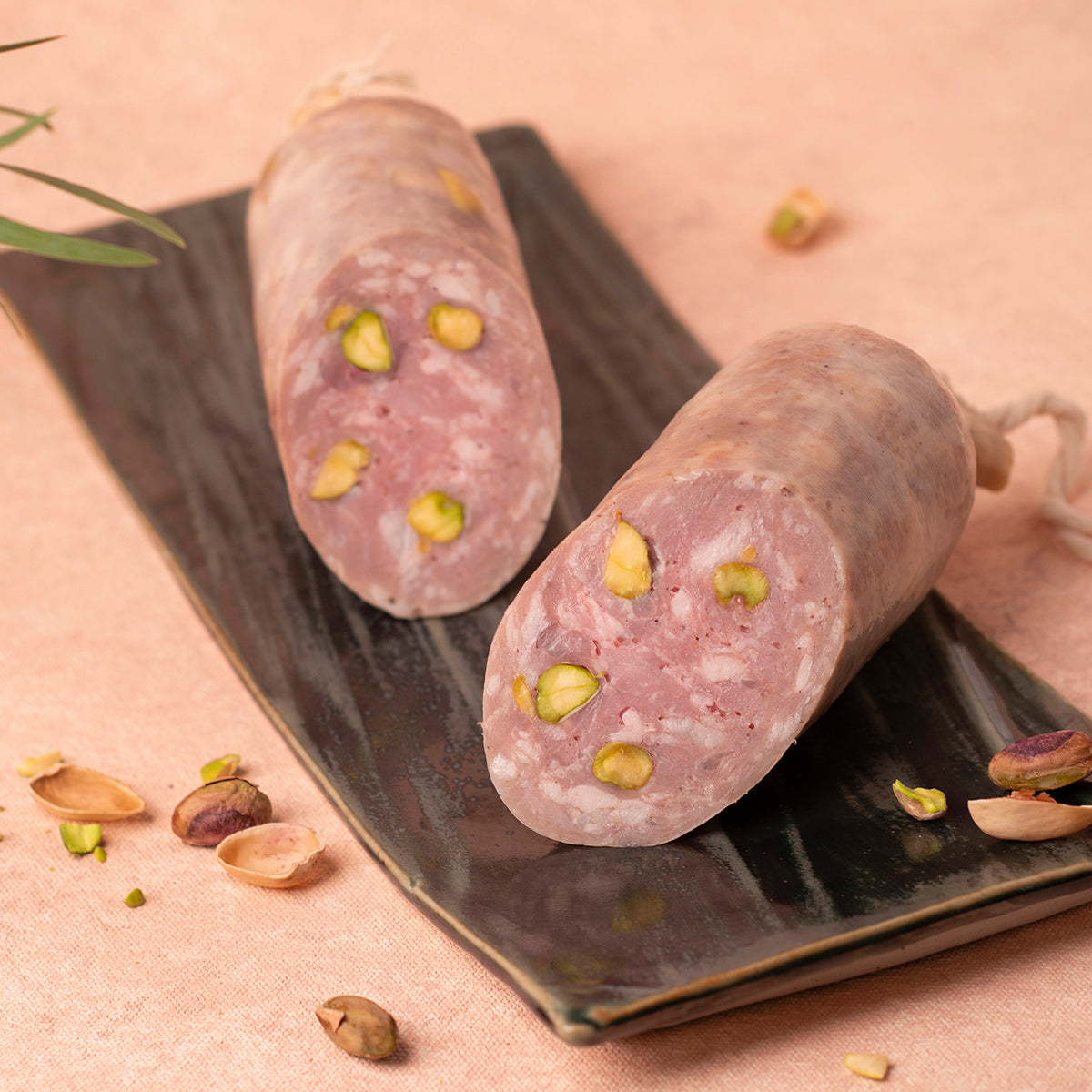 SAUCISSON DE LYON W/ PISTACHIOS