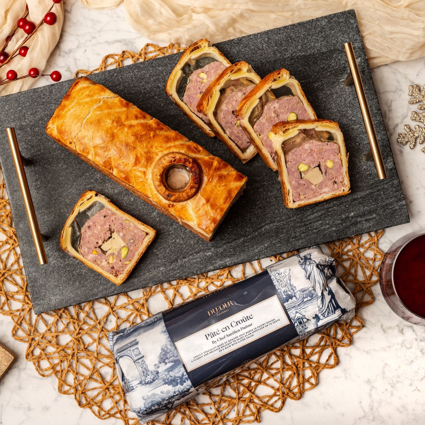 Pâté en Croûte with Pistachios