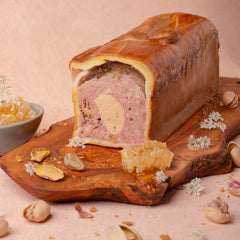 Cocktail Pâté en Croûte with Black Truffle and Pistachios