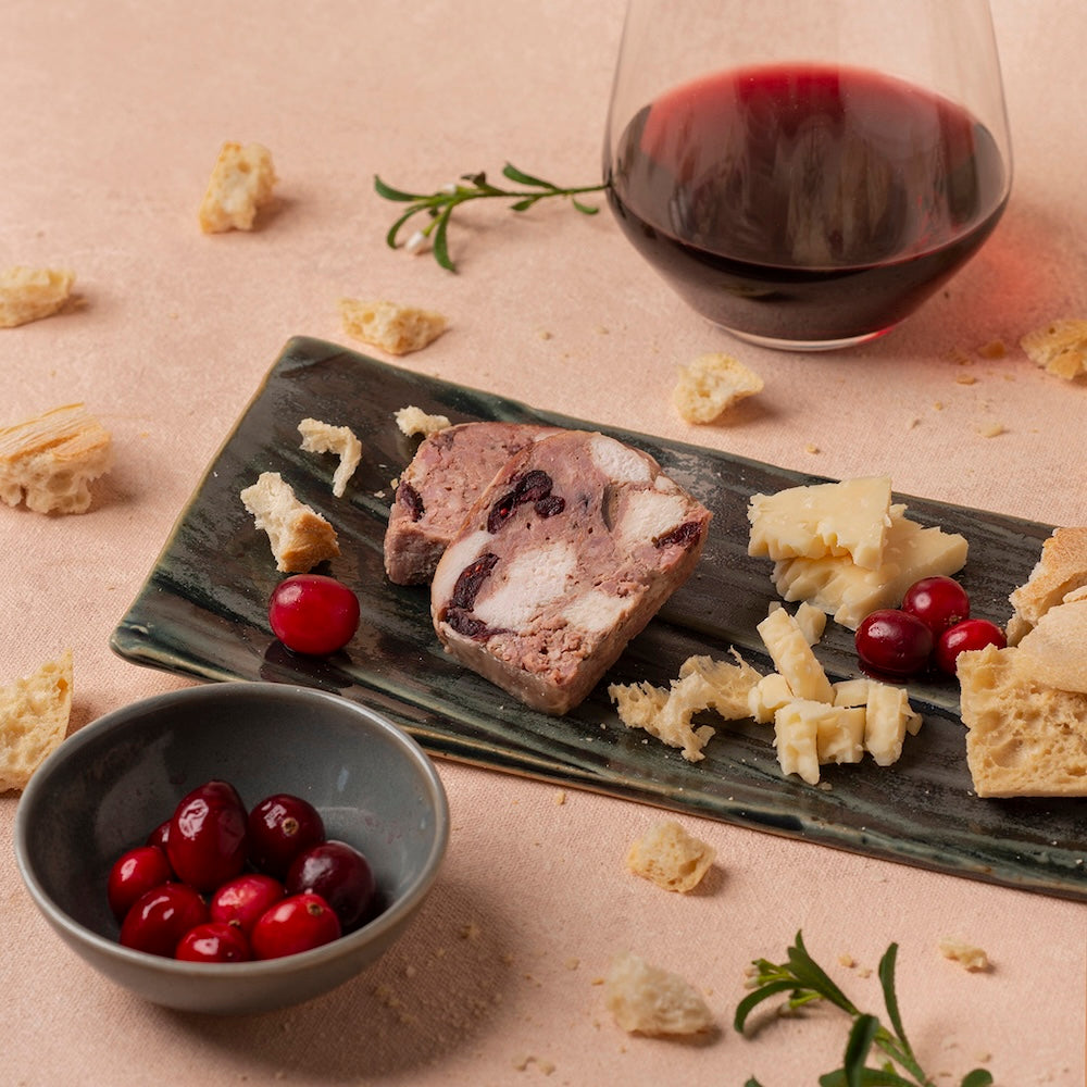 Pork, Pheasant and Cranberries Terrine