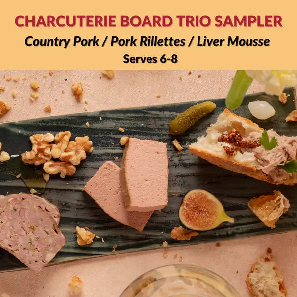 Trio Sample Artisanal Charcuterie Board Trio Sampler | Dufour Gourmet