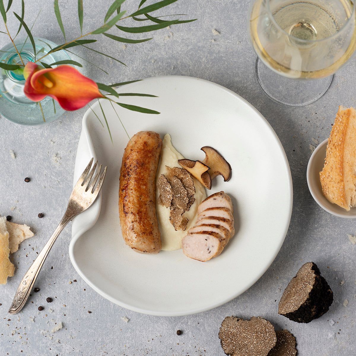 Boudin Blanc with Black Truffle