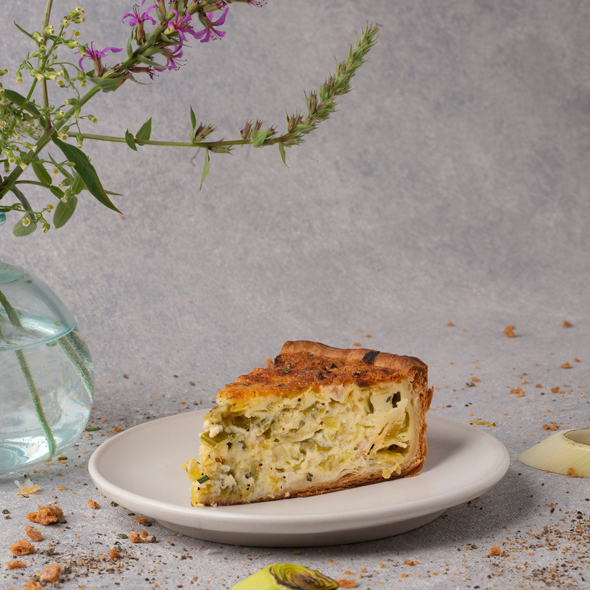 Bacon & Leek Quiche