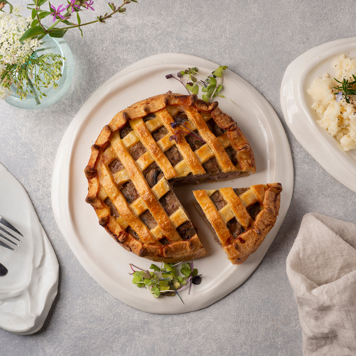 Meat Pie with Foie Gras & Pistachios