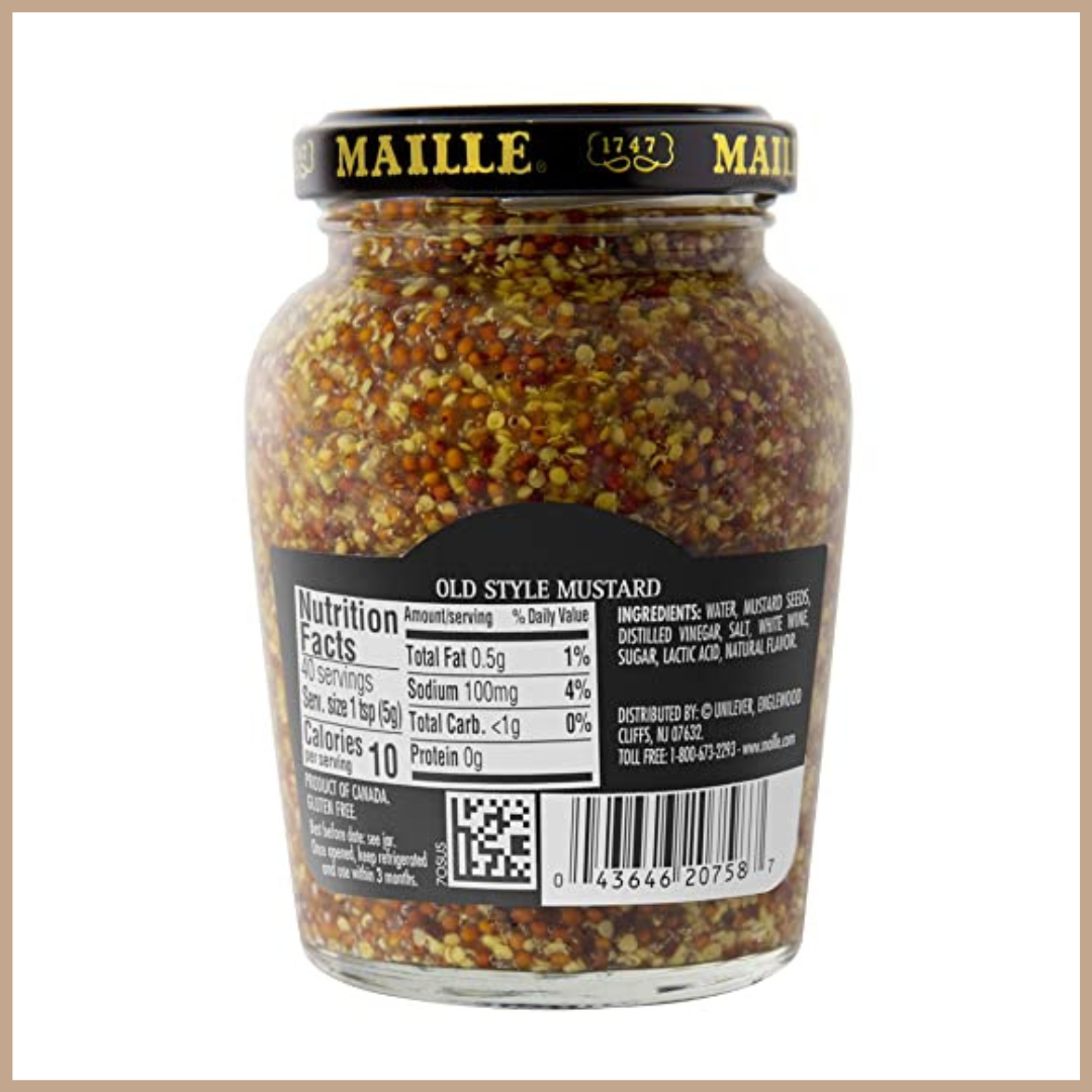 Maille Old Style Mustard